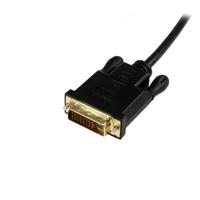 StarTech.com 1,8 m Mini DisplayPort naar DVI-kabel - Computermonitorkabel - mDP naar DVI-kabel - Mini-DisplayPort naar DVI-D-kabel - Mini-DP naar DVI-kabel - 1920 x 1200 - Zwart (MDP2DVIMM6BS) - thumbnail