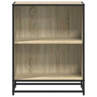 Boekenkast 60x35x76 cm bewerkt hout sonoma eikenkleurig - thumbnail