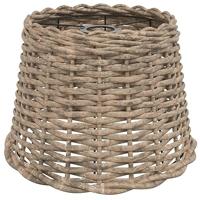 VidaXL Plafondlampenkap ø30x20 cm wicker bruin - thumbnail