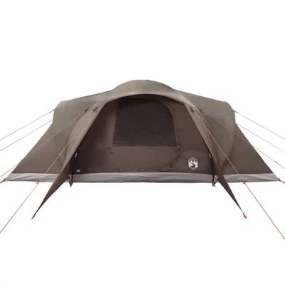 VidaXL Koepeltent 6-persoons waterdicht bruin