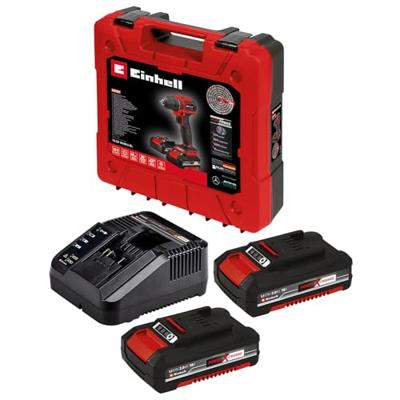 Einhell TE-CD 18/40 Li BL Kit 2.0 Ah - Accu Boor-/Schroefmachine 18V | 2 x 2.0 Ah accu + lader | In koffer - 4513995 4513995 - thumbnail