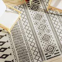 VidaXL Vloerkleed voor binnen buiten laagpolig 190x300 cm meerkleurig - thumbnail