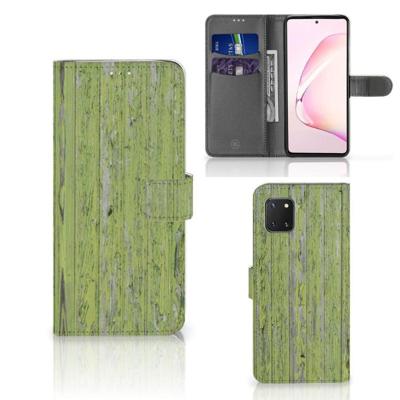 Samsung Note 10 Lite | Book Style Case | Green Wood