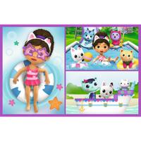 Puzzel Gabby's Dollhouse 2x70 Stukjes - thumbnail