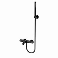 Bad/Douchekraan BWS Colorato Opbouw Thermostatisch Mat Zwart - thumbnail