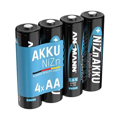 Ansmann NiZn AA Oplaadbare AA batterij (penlite) NiZn 1600 mAh 1.6 V 4 stuk(s) Ansmann NiZn AA Oplaadbare AA batterij (penlite) NiZn 1600 mAh 1.6 V 4 stuk(s)