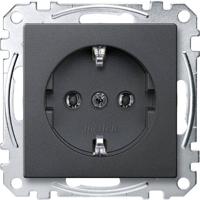 Merten MEG2301-0414 Wandcontactdoos System M Antraciet 1 stuk(s) - thumbnail