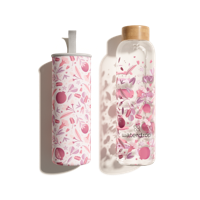 Waterdrop Glass Bottle 600 ml Love hoogwaardig duurzaam elegant ontwerp - thumbnail