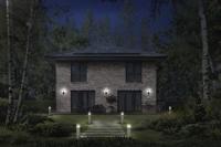 OSRAM HOMELIGHTING Endura Classic Ebro 49cm E27 Dark Gray 4099854446313 LED-buitenlamp (wand) - thumbnail