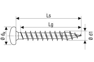 Spax bolkop t20 5,0x60(100)