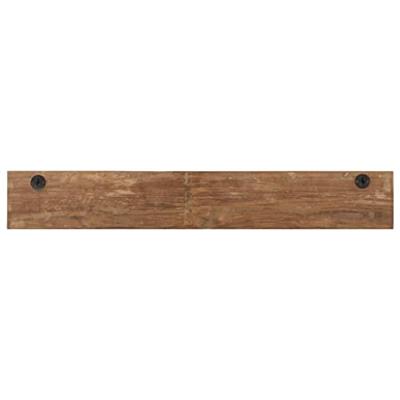 VidaXL Wandkapstok met 5 haken 100x2,5x15 cm massief gerecycled hout