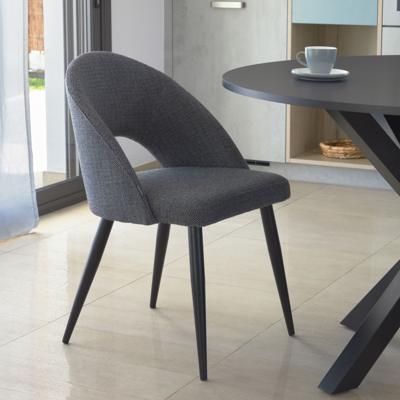 Kave Home Eetkamerstoel 'Mael' kleur Donkergrijs
