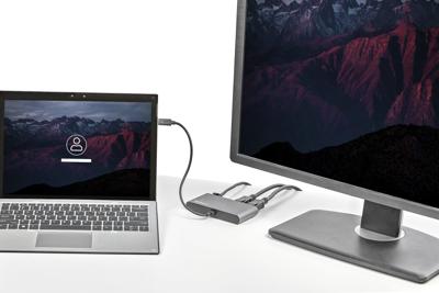 Dockstation Startech TB3DKM2DPL 4K Ultra HD Grijs