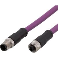 ifm Electronic E12316 Verbindingskabel Aantal polen (sensoren): 2, 4 Stekker, recht, Bus, recht 2 m 1 stuk(s) - thumbnail