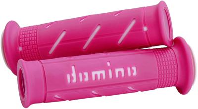 Domino rubber handvat "a250" rubber grip a250 pink/we 120/125mm open Domino rubber handvat "a250" rubber grip a250 pink/we 120/125mm open