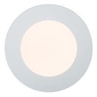Lucide BRICE-LED - Plafonnière Badkamer - Ø 11,7 cm - LED Dimb. - 1x8W 3000K - IP44 - Wit - thumbnail