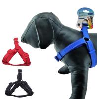 Nobleza Y-tuigje kleine hond - Reflecterend - Nylon - Maat S - thumbnail