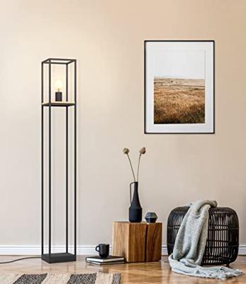 Eglo VloerlampLibertad zwart met hout - 99798