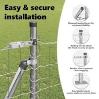 VidaXL Hek met paal zilver 1,6 x 10 m staal - thumbnail