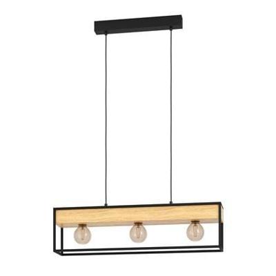 Eglo HanglampLibertad 1 met hout - 900349