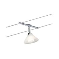 Paulmann Colmar 12V-kabelsysteem lamp Universeel GU4 10 W LED Chroom, Satijn - thumbnail
