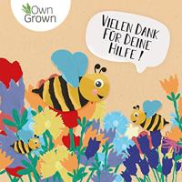 OwnGrown bijenweide bloemenmix 100g premium bijenzaden voor kleurrijke hommel- en bijenweiden bijenvriendelijke bloemzadenmix bloemenweidezaden - eenjarig en meerjarig - thumbnail