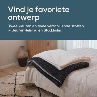 Beurer HD 82 Stockholm Elektrische deken Grijs