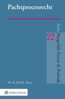 Pachtprocesrecht - J.M.M. Menu - Paperback (9789013160314) - thumbnail