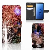 Samsung Galaxy S9 Plus | Wallet Case | met Pasjes | Vuurwerk - thumbnail