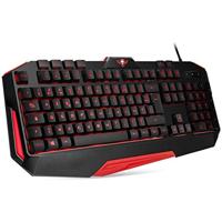 Toetsenbord en muis Spirit of Gamer SOG-3IN1-ES Zwart Rood AZERTY - thumbnail