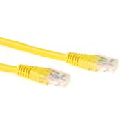 ACT IB9801 LSZH U/UTP CAT6 Patchkabel Geel - 1 meter - thumbnail