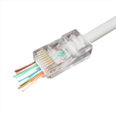 Gembird Modulaire plug RJ45 doorsteekmontage 50 STUKS - 2575196 Gembird Modulaire plug RJ45 doorsteekmontage 50 STUKS - 2575196