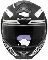 LS2 opklaphelm "ff910 advant ii tape". helmet ff910 advant ii tape m matt bl/white - thumbnail