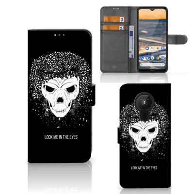 Telefoonhoesje met Naam Nokia 5.3 Skull Hair Telefoonhoesje met Naam Nokia 5.3 Skull Hair