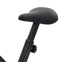 vidaXL Hometrainer X-bike magnetisch met hartslagmeter zwart en rood - thumbnail