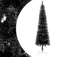 VidaXL Kerstboom smal 240 cm zwart - thumbnail