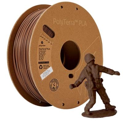 Polymaker 70959 PolyTerra Filament PLA kunststof Gering kunststofgehalte 1.75 mm 1000 g Legerbruin 1 stuk(s)
