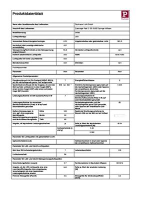 Paulmann 29091 LED-lamp Energielabel E (A - G) E27 Peer 7 W Neutraalwit (Ø x h) 60 mm x 106 mm 5 stuk(s)