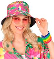 Armband 18 ringen neon multikleuren - thumbnail