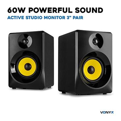 Vonyx SMN30B actieve studiomonitors (2 stuks) - thumbnail