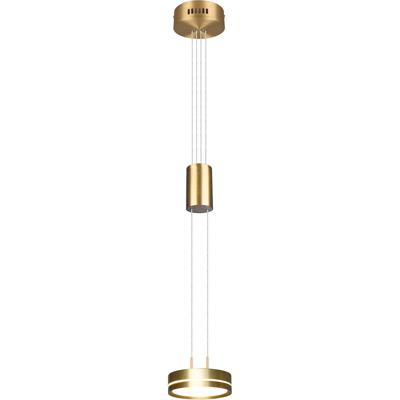 Mat Gouden LED Hanglamp 7.2W - Dimbaar Warm Wit 3000K - Aluminium