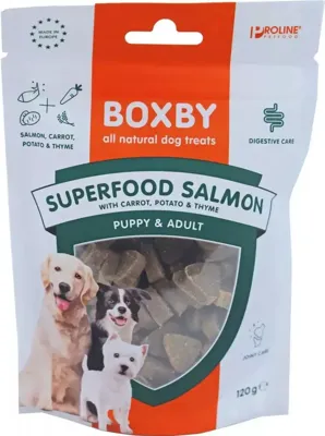 Proline Boxby Superfood salmon 120 gram Proline Gebr. de Boon - Gebr de boon Proline Boxby Superfood salmon 120 gram Proline Gebr. de Boon - Gebr de boon
