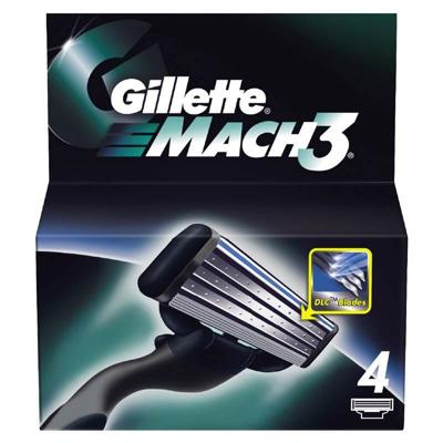 Gillette Gillette Navul Scheermesjes Mach3 - 4 pack