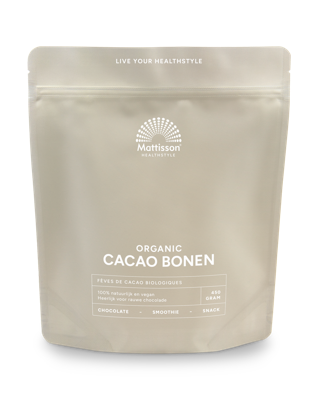 Mattisson HealthStyle Biologische Cacao Bonen Raw Mattisson HealthStyle Biologische Cacao Bonen Raw