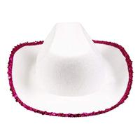 Hoed Rodeo star wit/roze - thumbnail