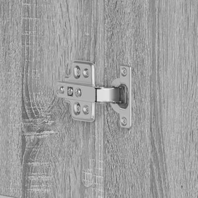 Schoenkast Grijs Sonoma 80x39x180 cm