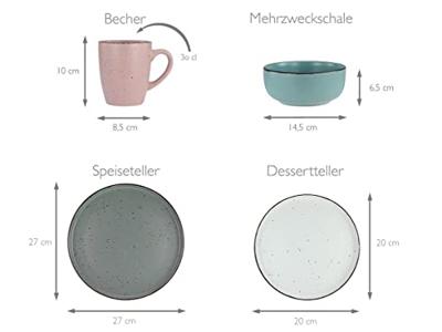 Creatable Serviesset Modern Fashion 16-delig Creatable Serviesset Modern Fashion 16-delig