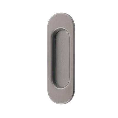 Hardbrass Schuifdeurkom ovaal Inca - PVD Inox