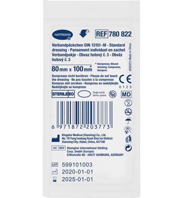 Hartmann Snelverband klein 6 x 8cm (1 st)