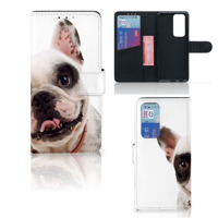 OPPO Find X3 Neo 5G | Telefoonhoesje | Met pasjeshouder | Franse Bulldog - thumbnail